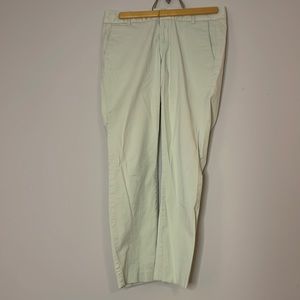 J. Crew Mint Green Chino Pants. Size 8
